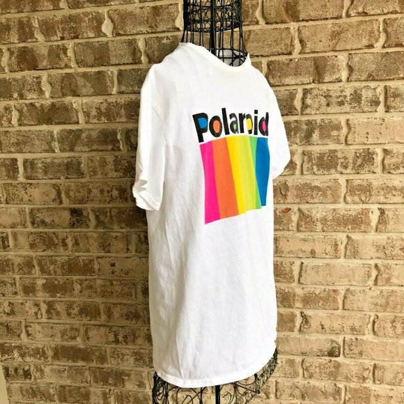 Polaroid T Shirt Medium? Logo Unisex Short Sleeves Colorful Camera Photo… - Picture 3 of 12